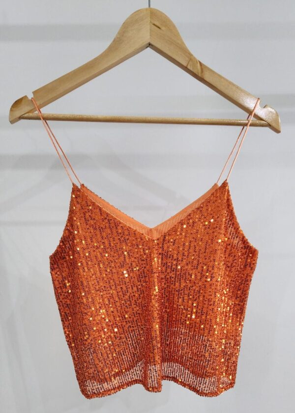 Musculosa top de lentejuelas - Image 3