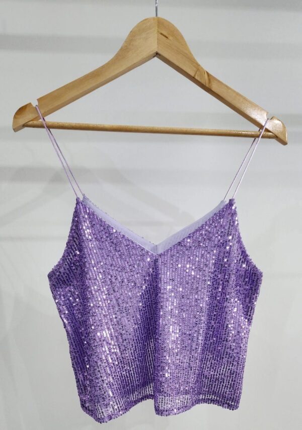 Musculosa top de lentejuelas - Image 4