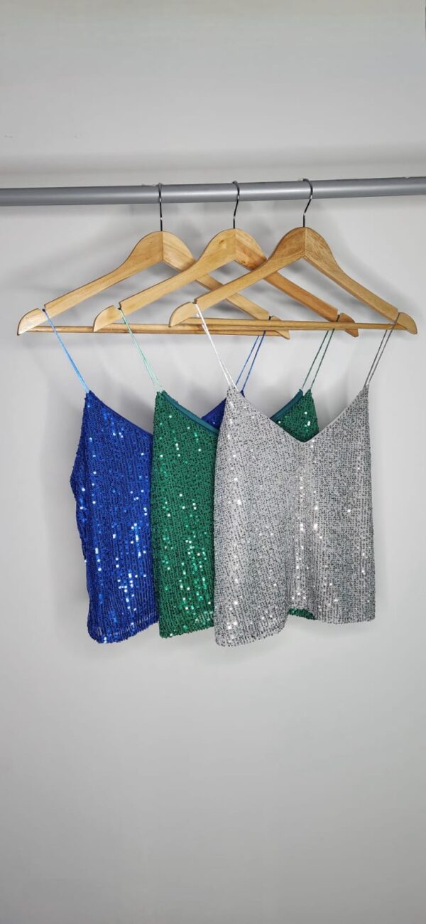Musculosa top de lentejuelas - Image 7
